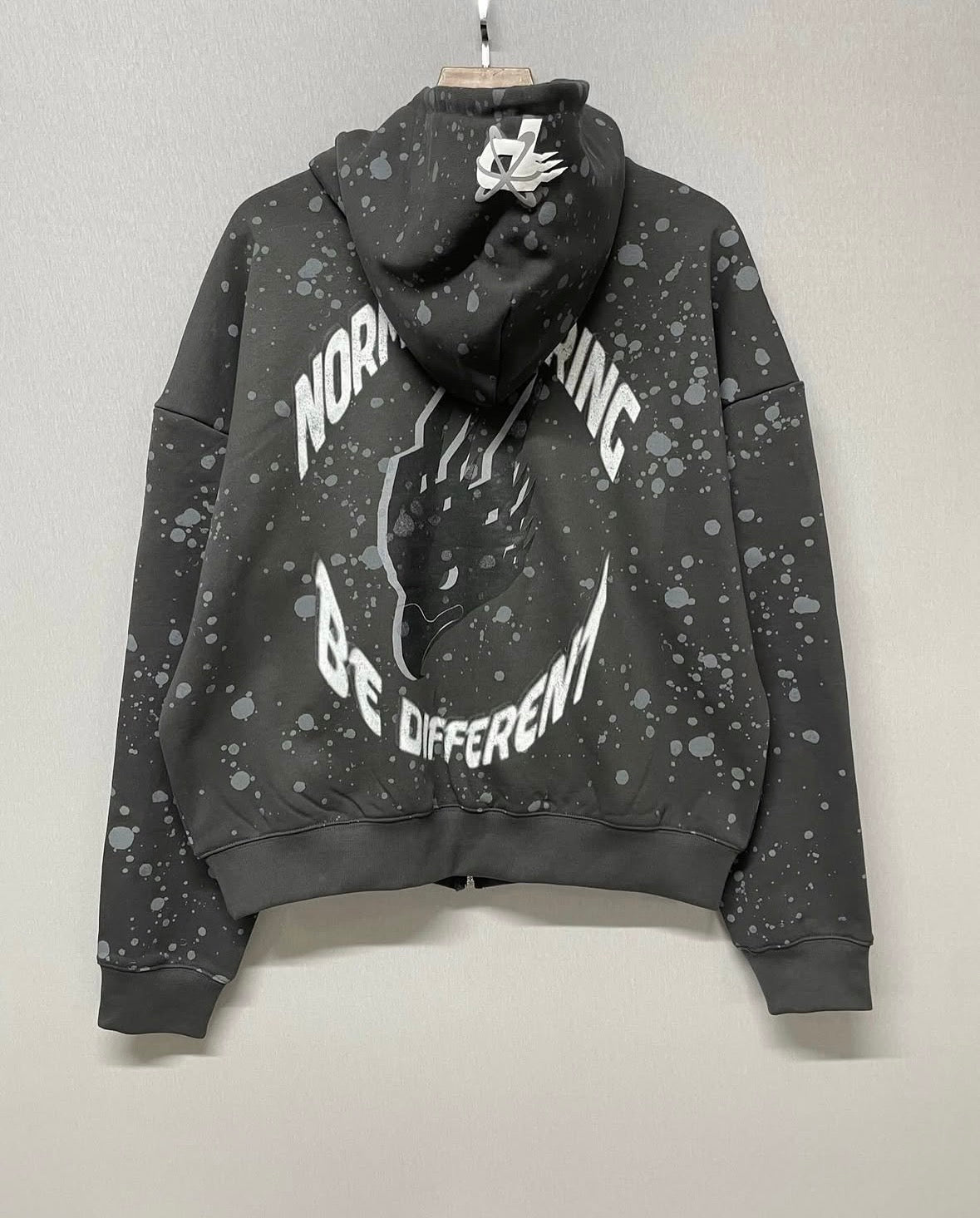 Black “Charcoal” Zip up Polarize Hoodie